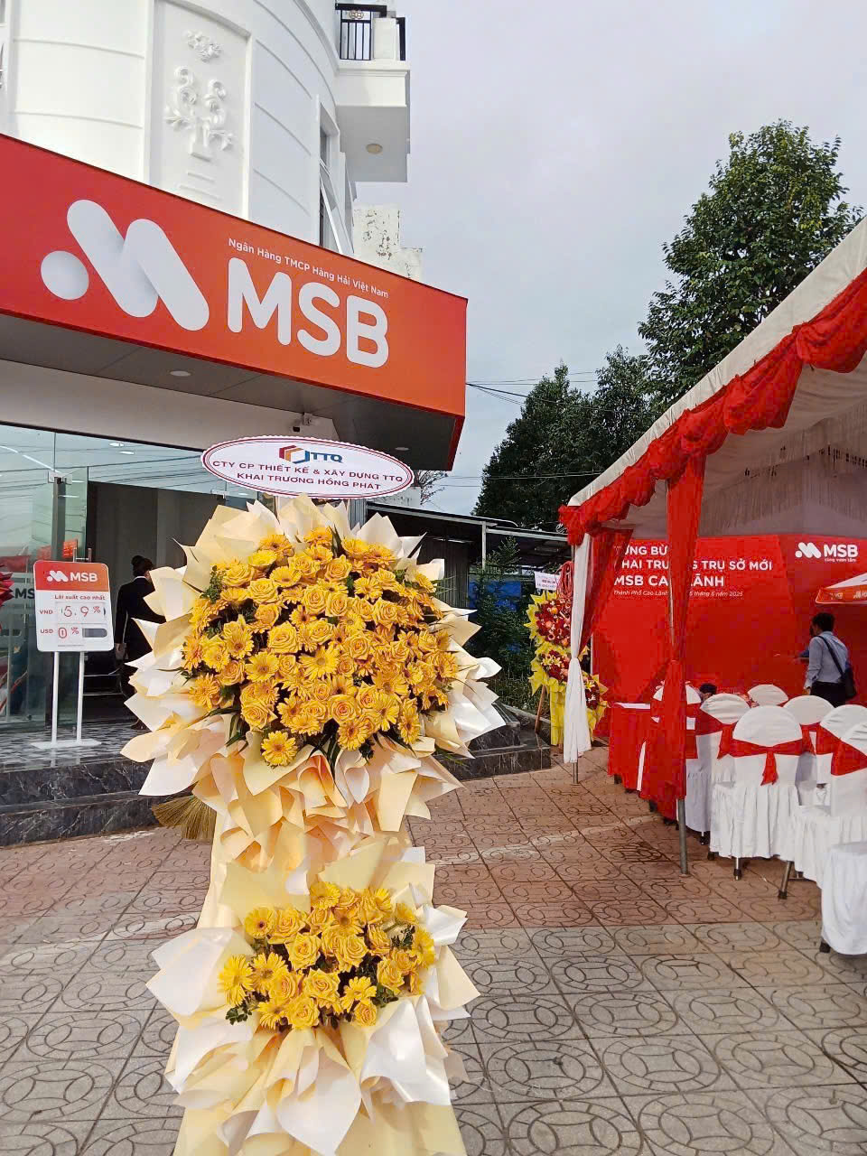 Dự Án Ngân Hàng MSB - Cao Lãnh