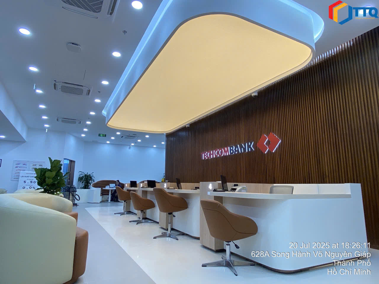 Dự Án Ngân Hàng Techcombank (Indoor)